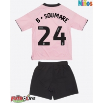 Camiseta Leicester City Boubakary Soumare #24 Tercera Equipación para niños 2025-26 manga corta (+ pantalones cortos)
